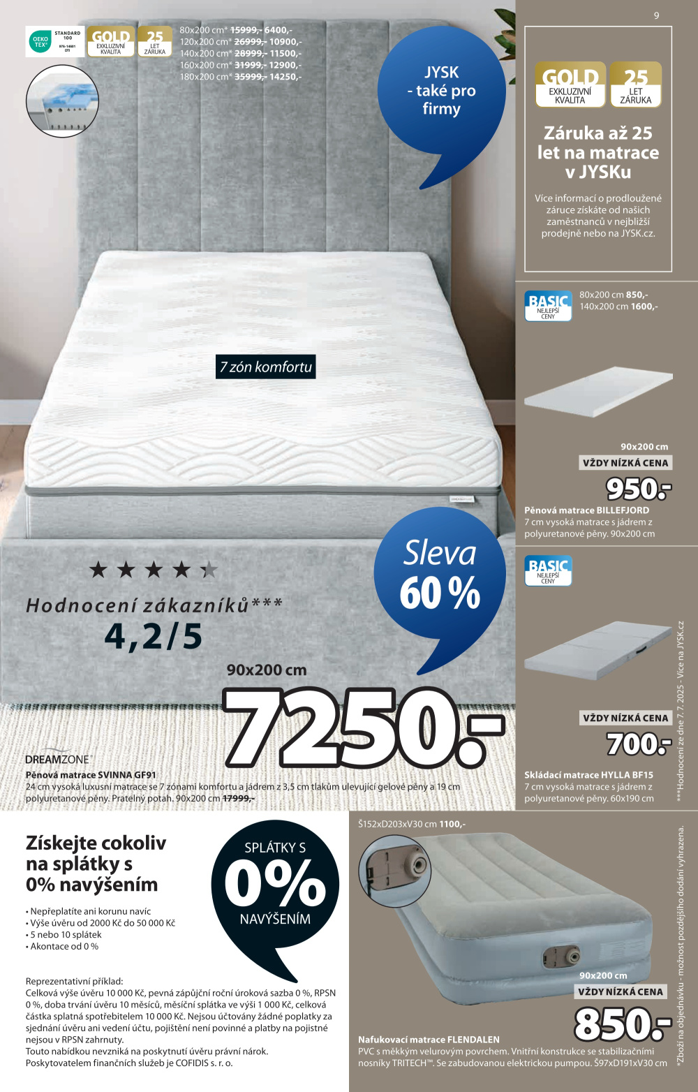 Leták Jysk leták - Skvělá nabídka pro domácnost - strana 10