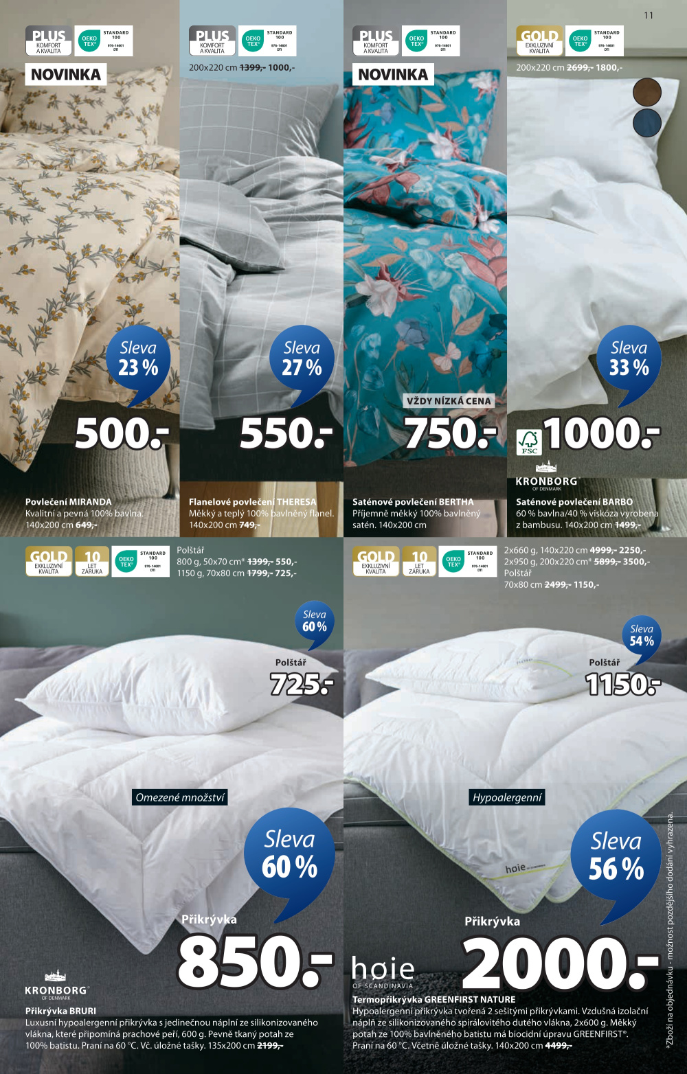 Leták Jysk leták - Skvělá nabídka pro domácnost - strana 12