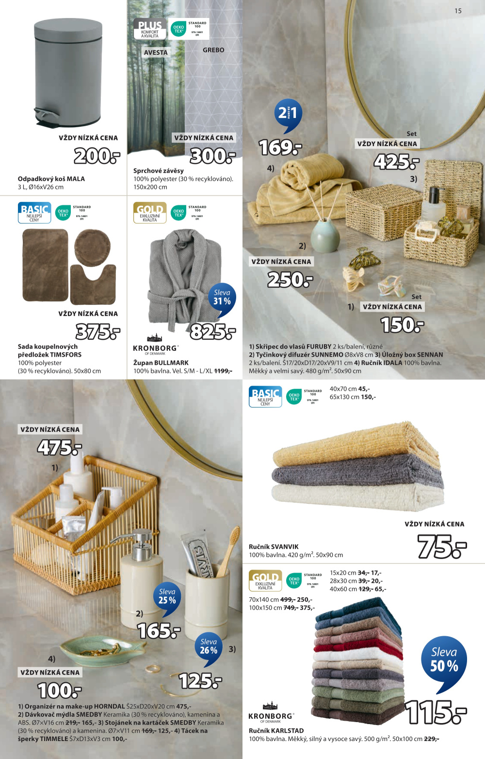 Leták Jysk leták - Skvělá nabídka pro domácnost - strana 16