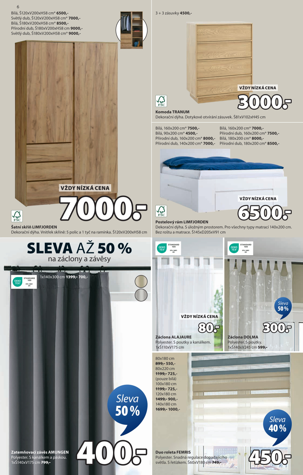 Leták Jysk leták - Skvělá nabídka pro domácnost - strana 7