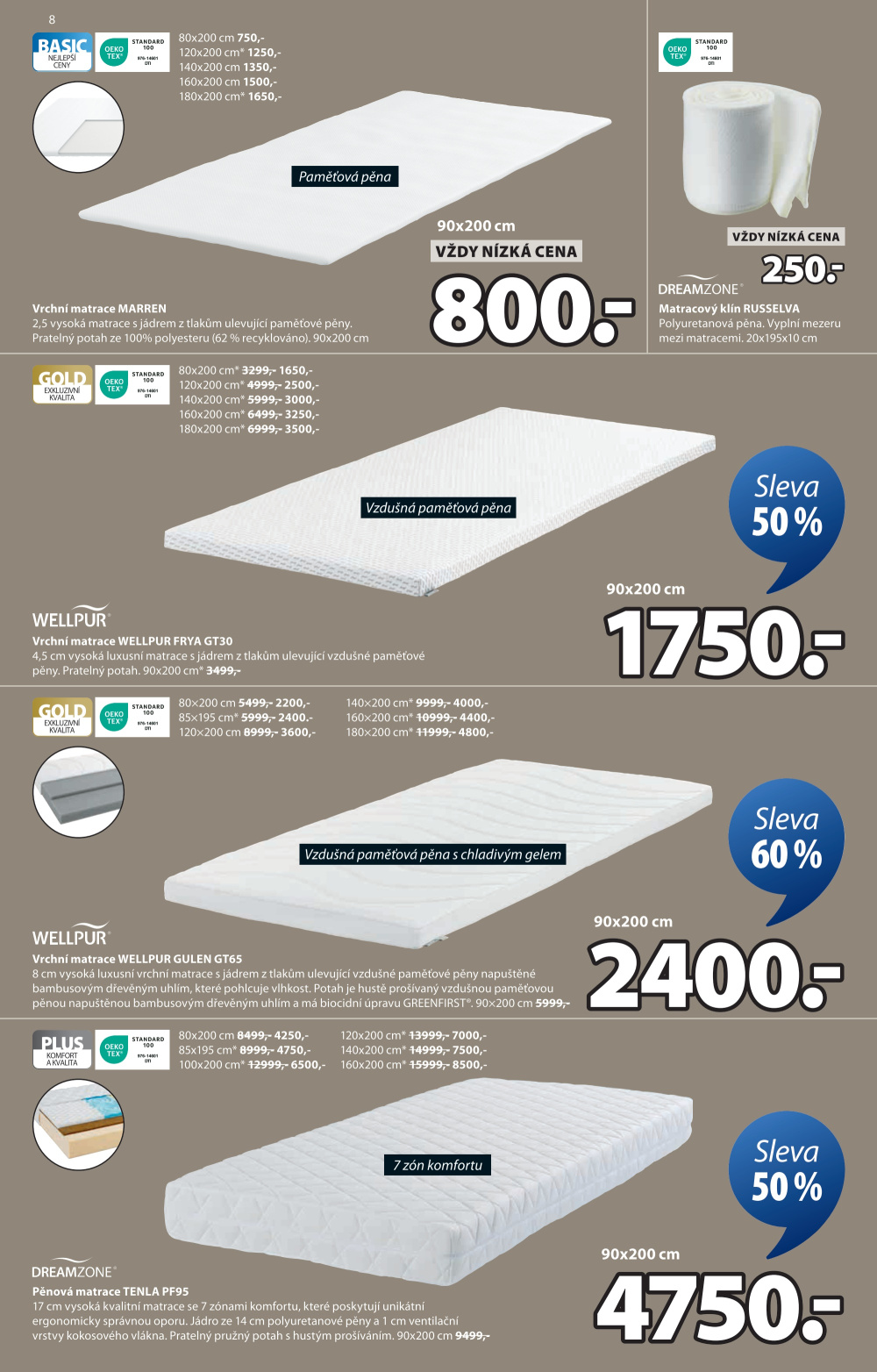 Leták Jysk leták - Skvělá nabídka pro domácnost - strana 9