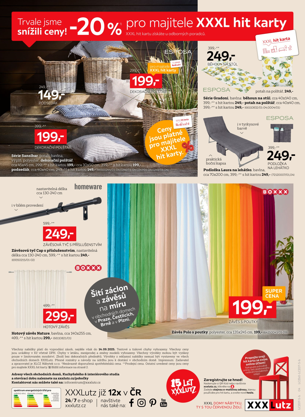 Leták XXXLutz leták - Týdny bytového textilu - strana 4
