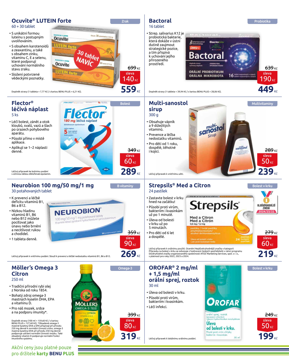 Leták BENU Lékárna leták - strana 2