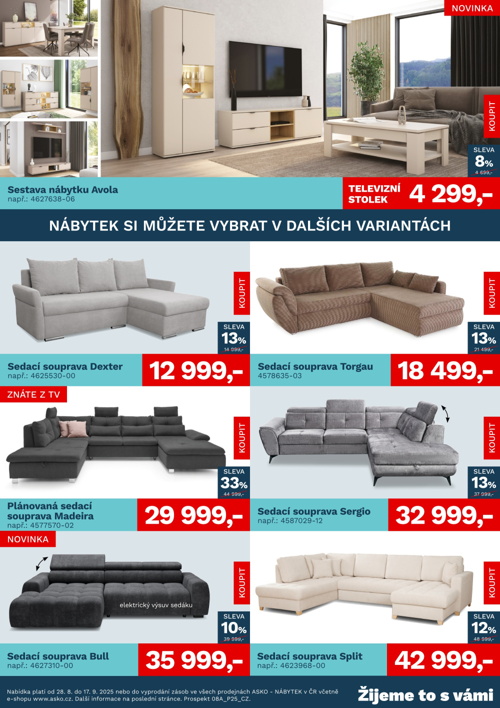 Leták ASKO nábytek leták - Akční nabídka - strana 2