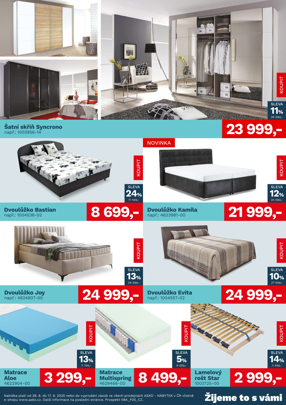 Leták ASKO nábytek leták - Akční nabídka - strana 3