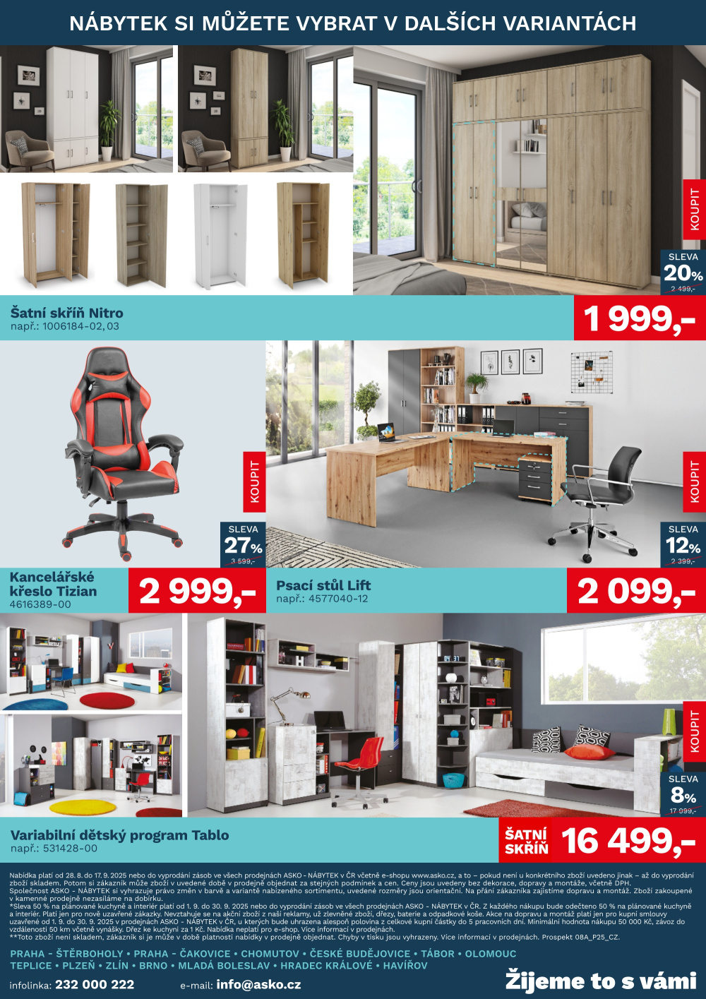 Leták ASKO nábytek leták - Akční nabídka - strana 4