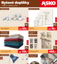 Akční leták ASKO nábytek  - Bytové doplňky