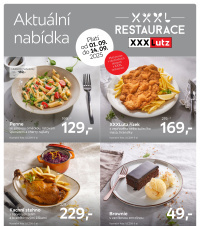 Akční leták XXXLutz  - Restaurace