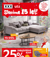 Akční leták XXXLutz  - Slavíme 15 let!