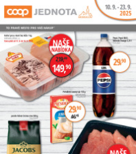 Akční leták Jednota Mikulov 