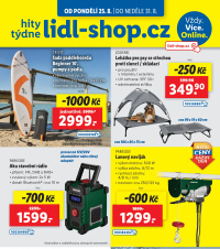 Akční leták Lidl - shop.cz  - hity týdne