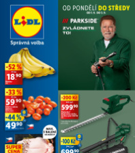 Akční leták Lidl  od pondělí - Vyrobeno v České republice