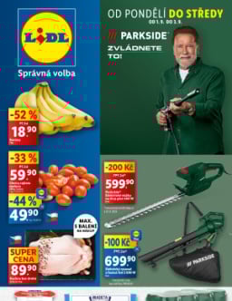 Lidl leták od pondělí - Vyrobeno v České republice