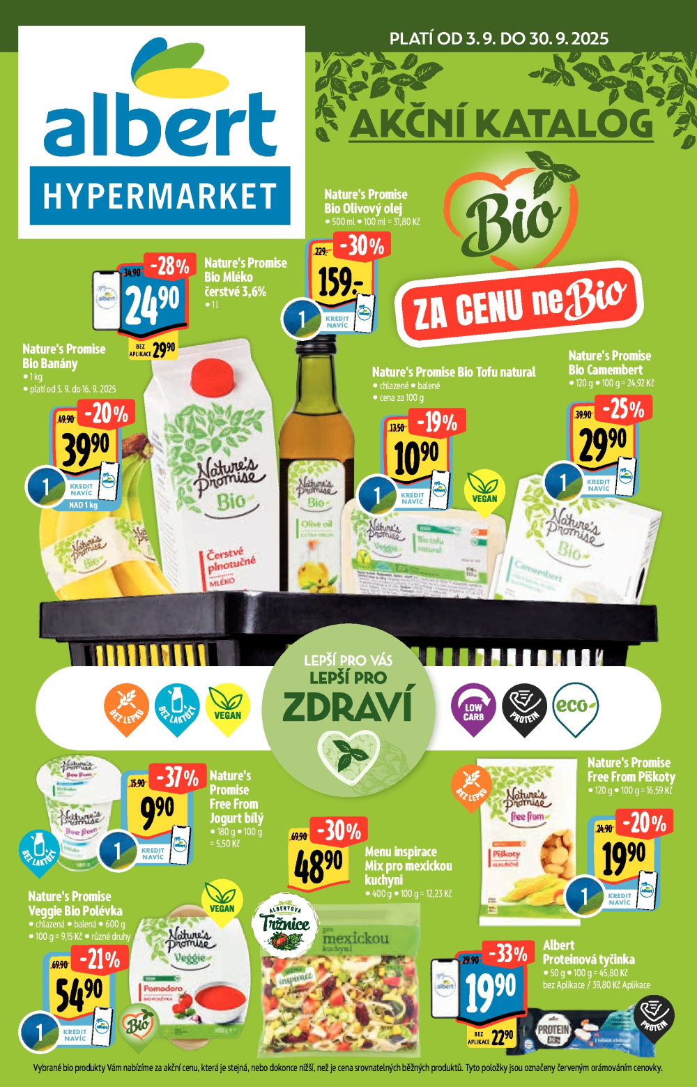 Leták Albert Hypermarket - Bio - strana 1