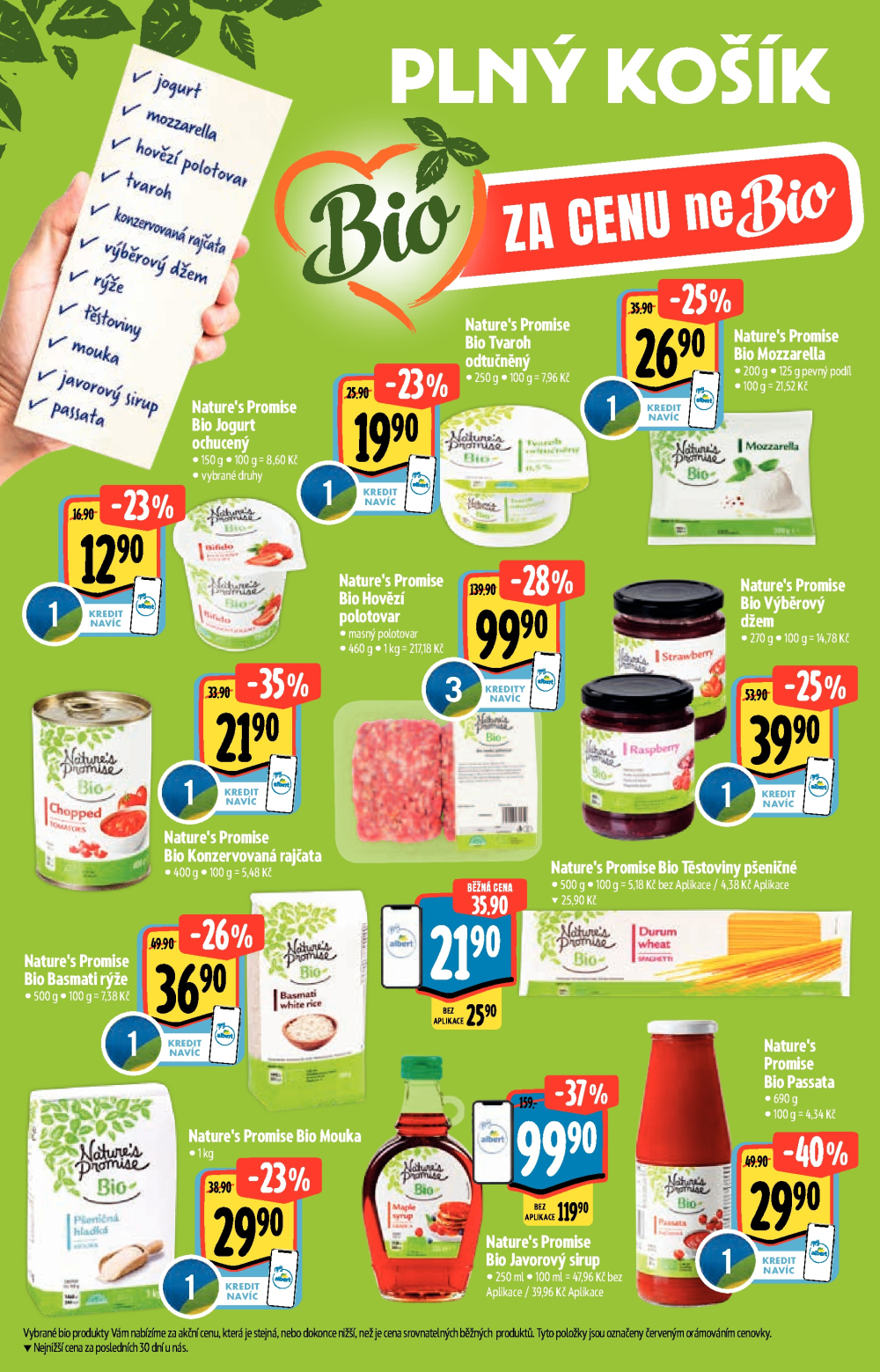 Leták Albert Hypermarket - Bio - strana 34