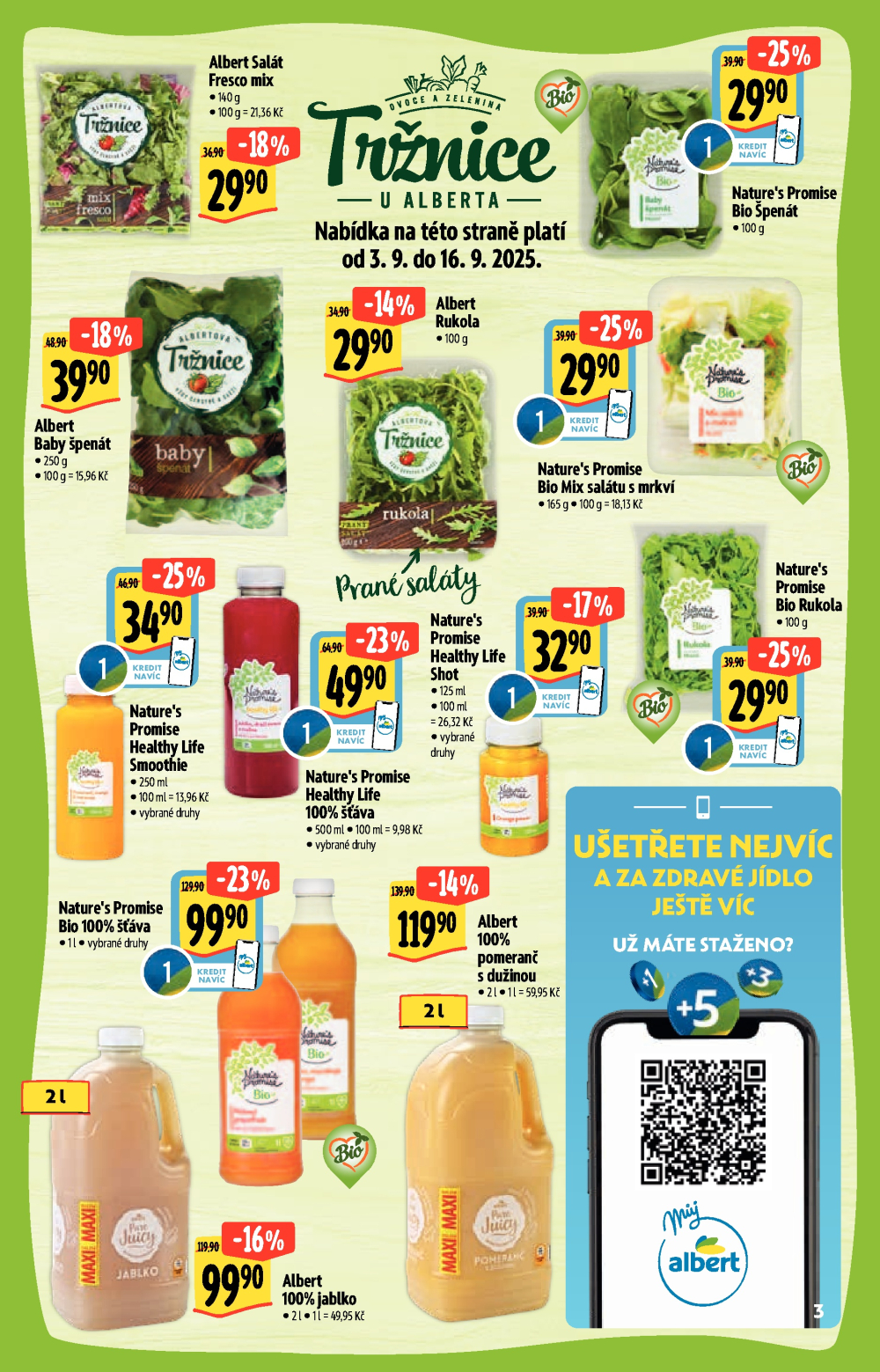Leták Albert Hypermarket - Bio - strana 3