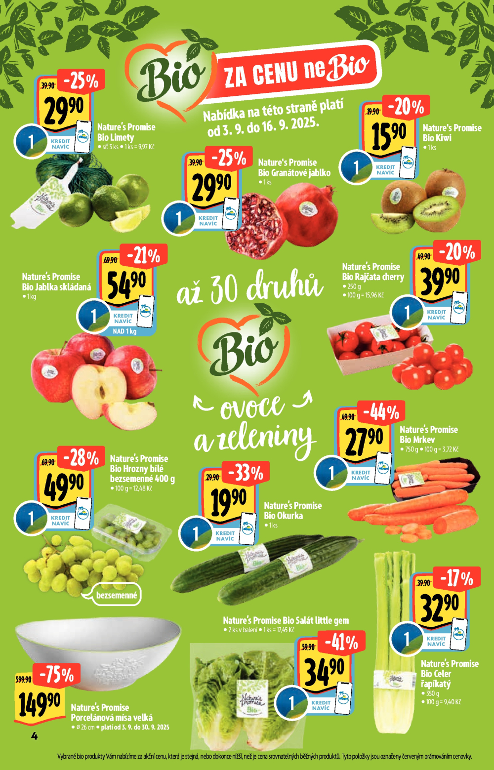 Leták Albert Hypermarket - Bio - strana 4