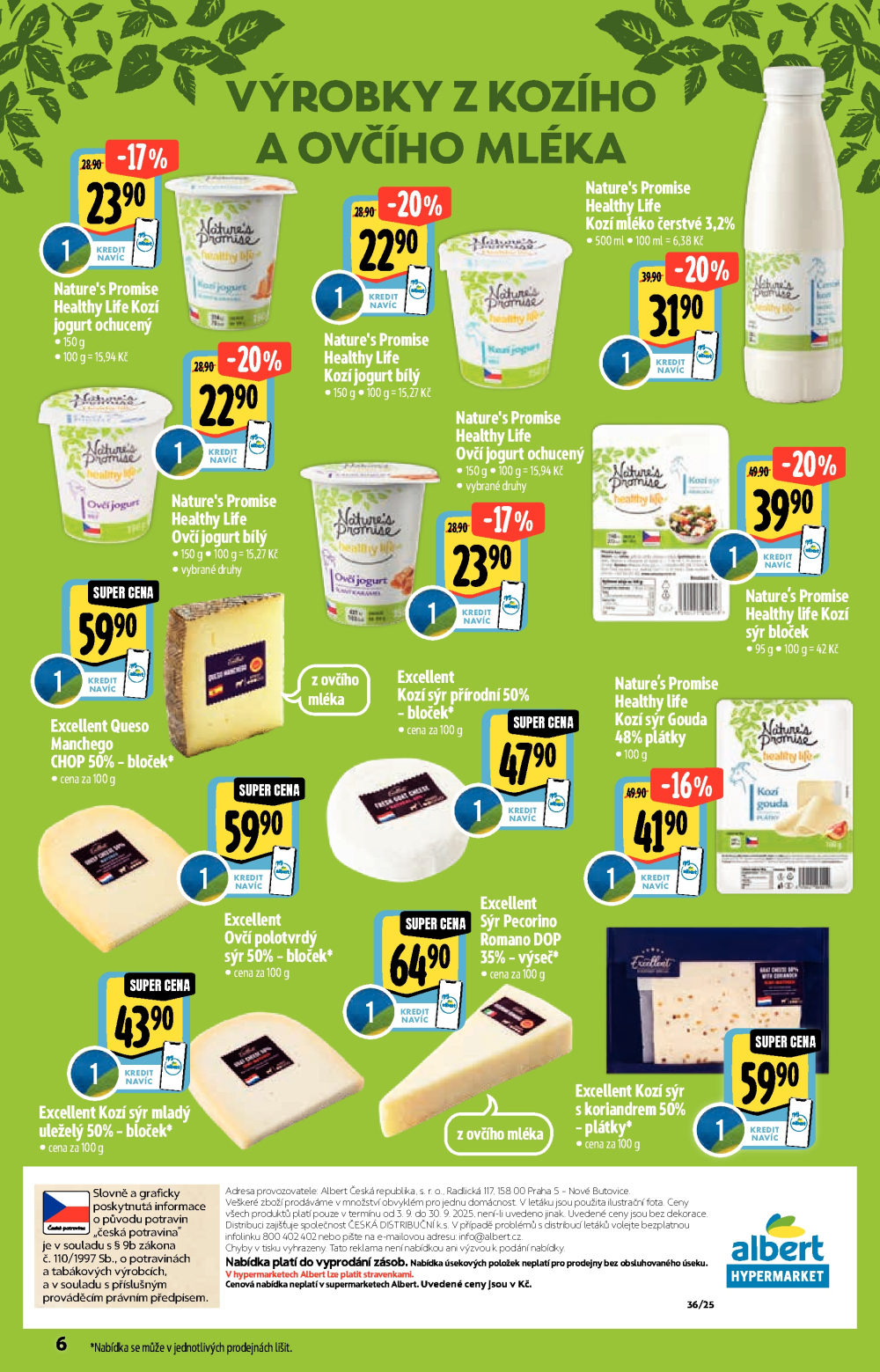 Leták Albert Hypermarket - Bio - strana 6