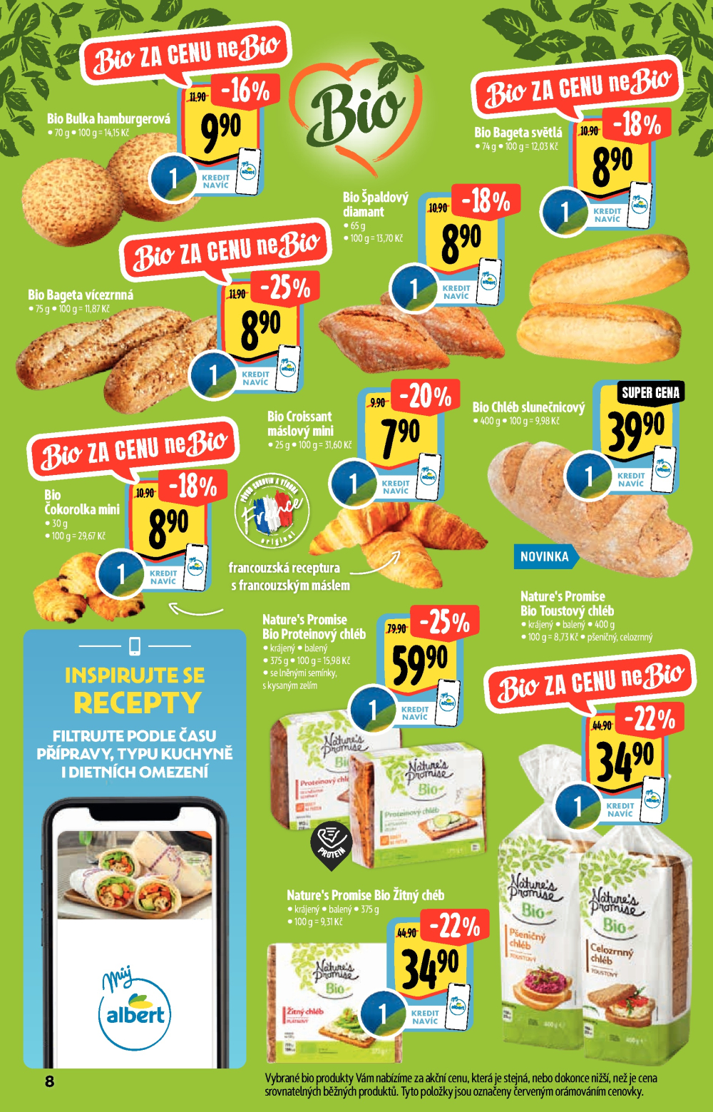 Leták Albert Hypermarket - Bio - strana 8