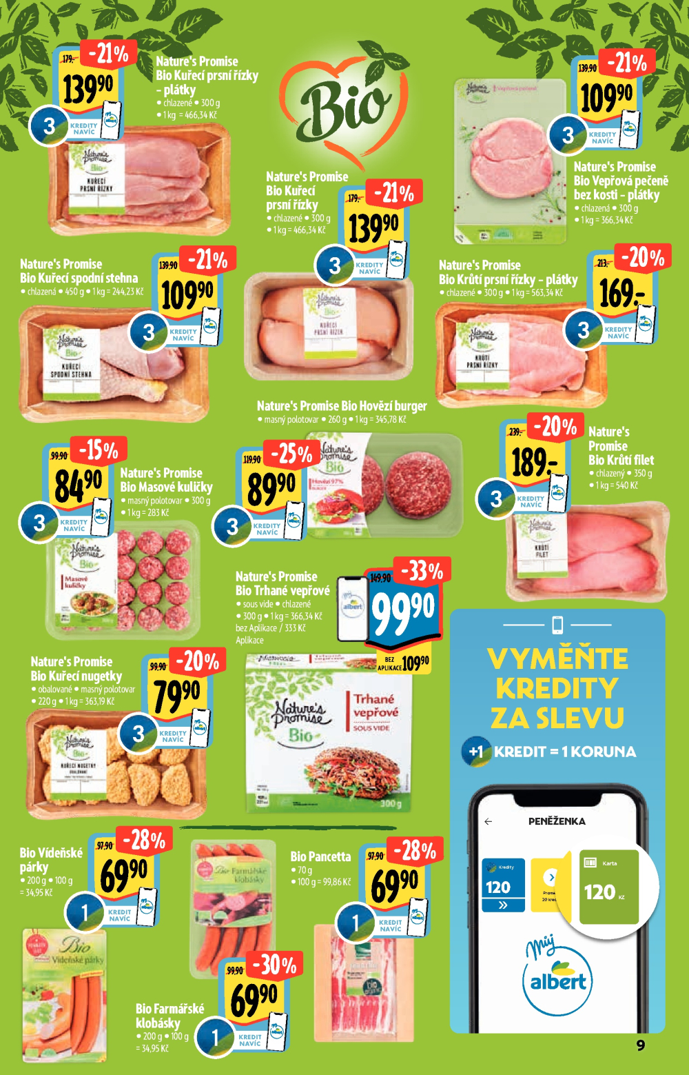 Leták Albert Hypermarket - Bio - strana 9