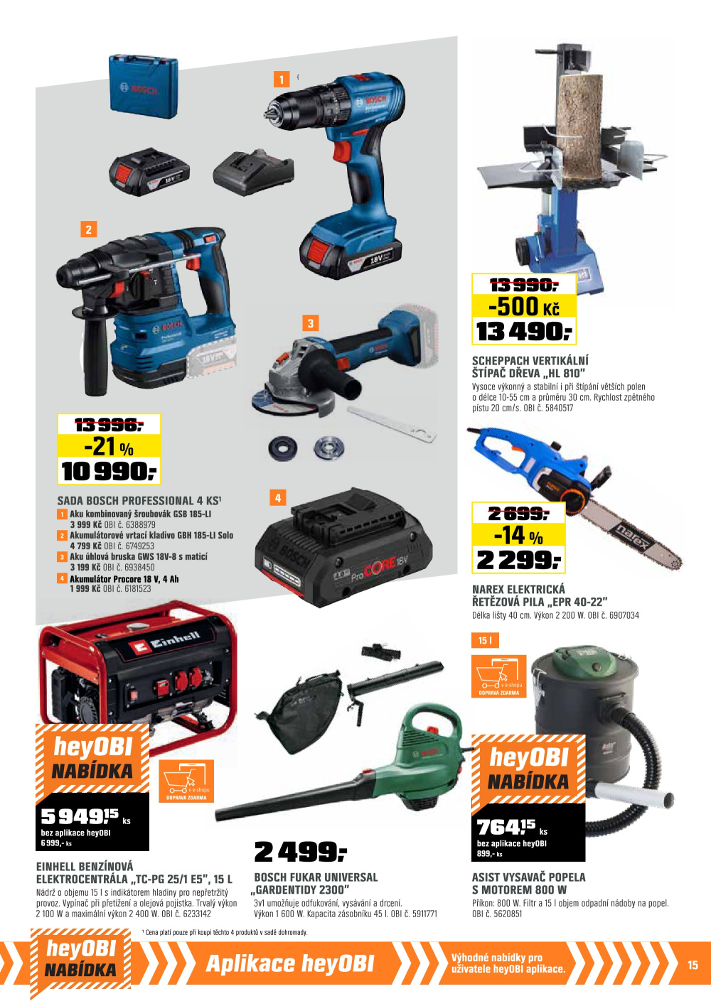Leták OBI leták - strana 15