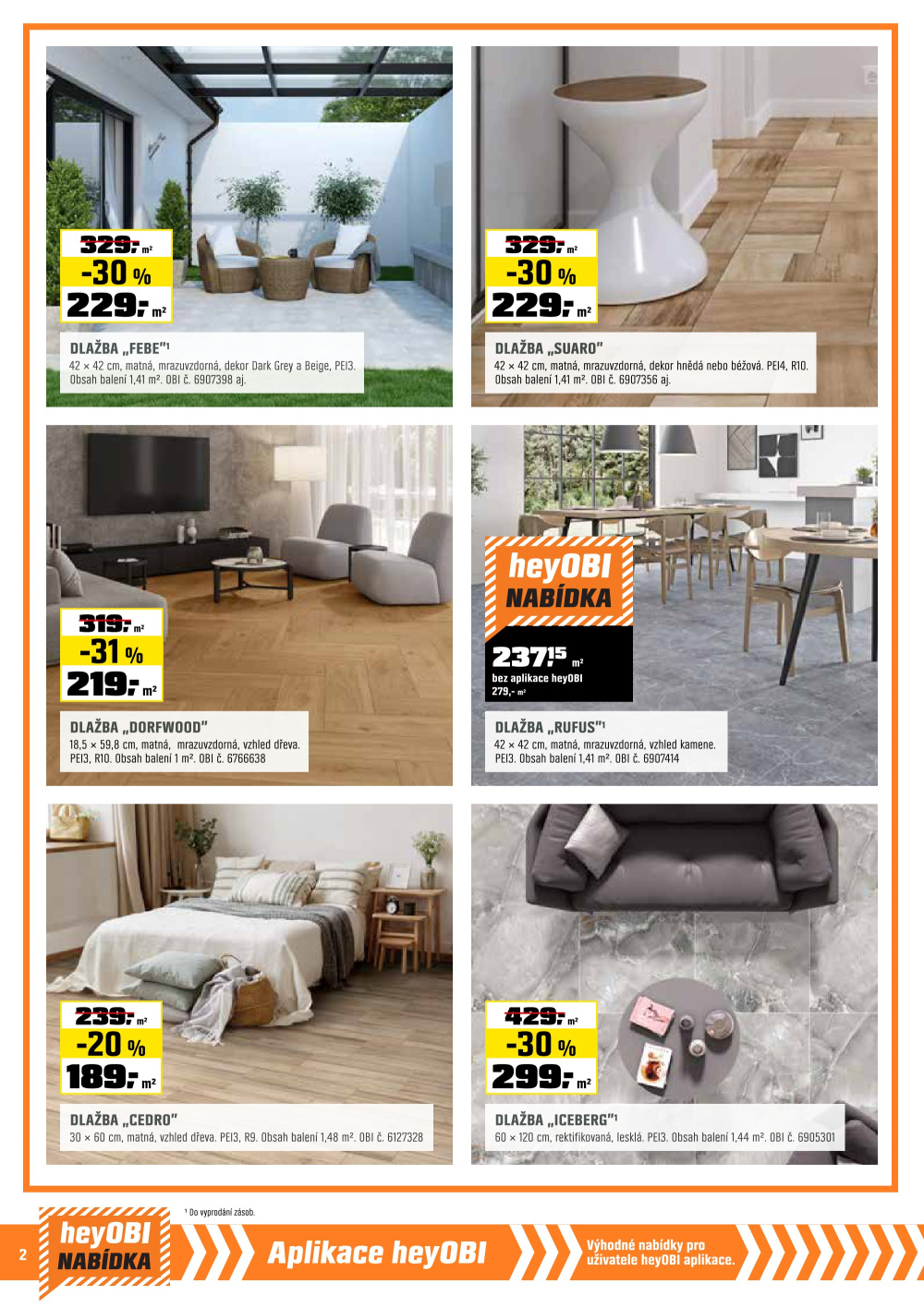 Leták OBI leták - strana 2