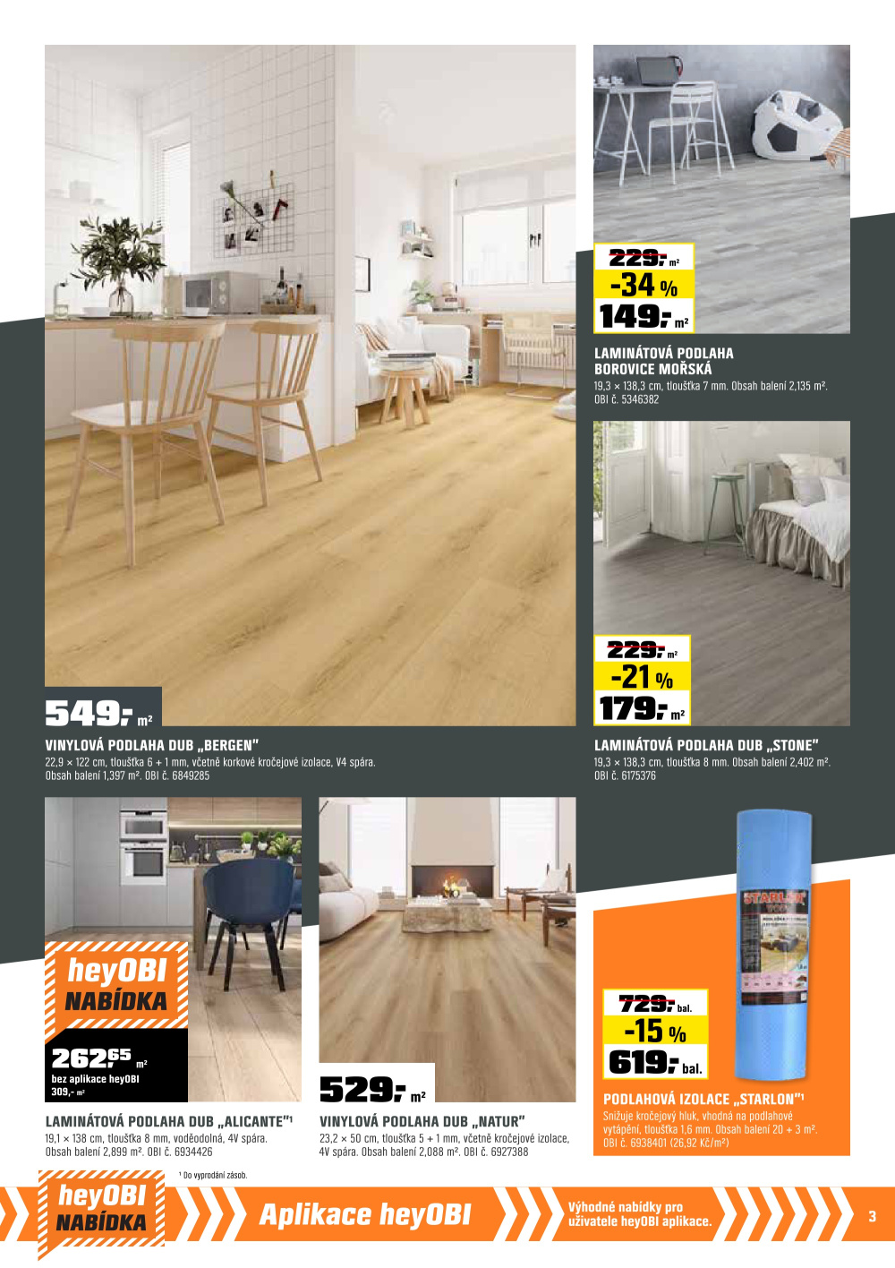 Leták OBI leták - strana 3