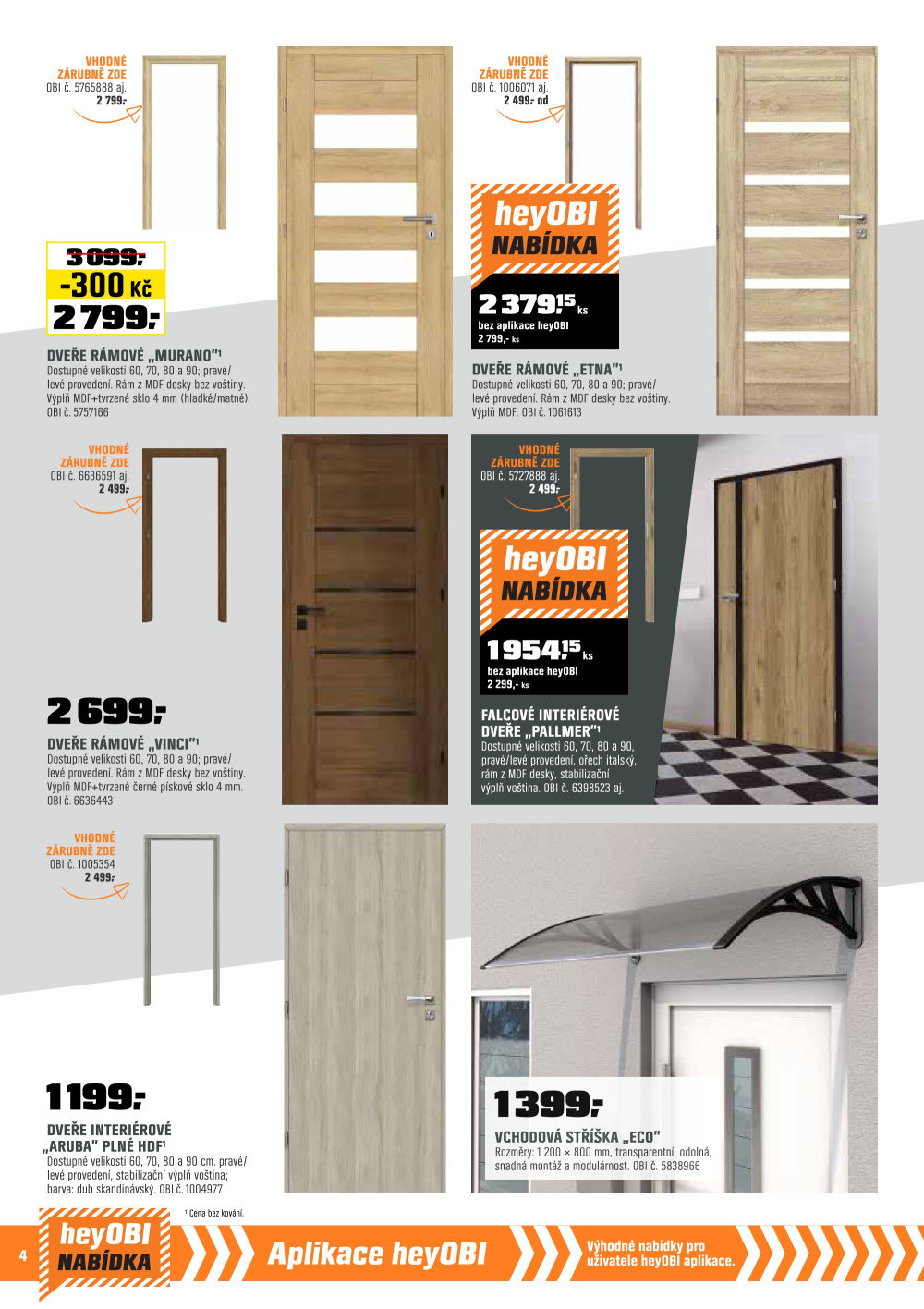 Leták OBI leták - strana 4