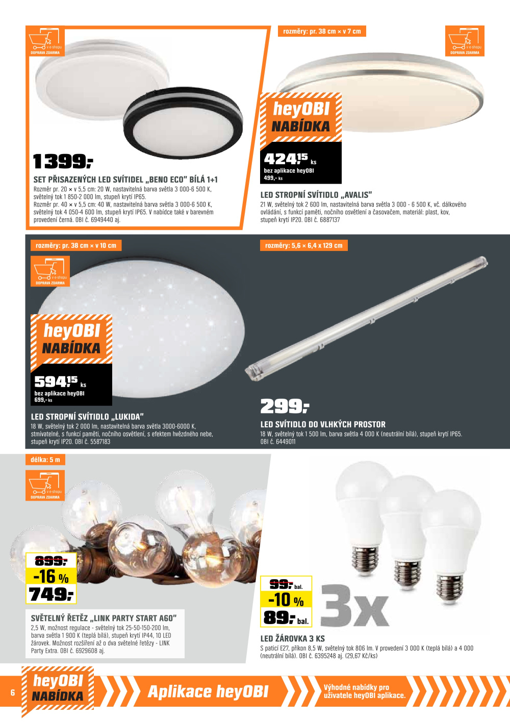 Leták OBI leták - strana 6
