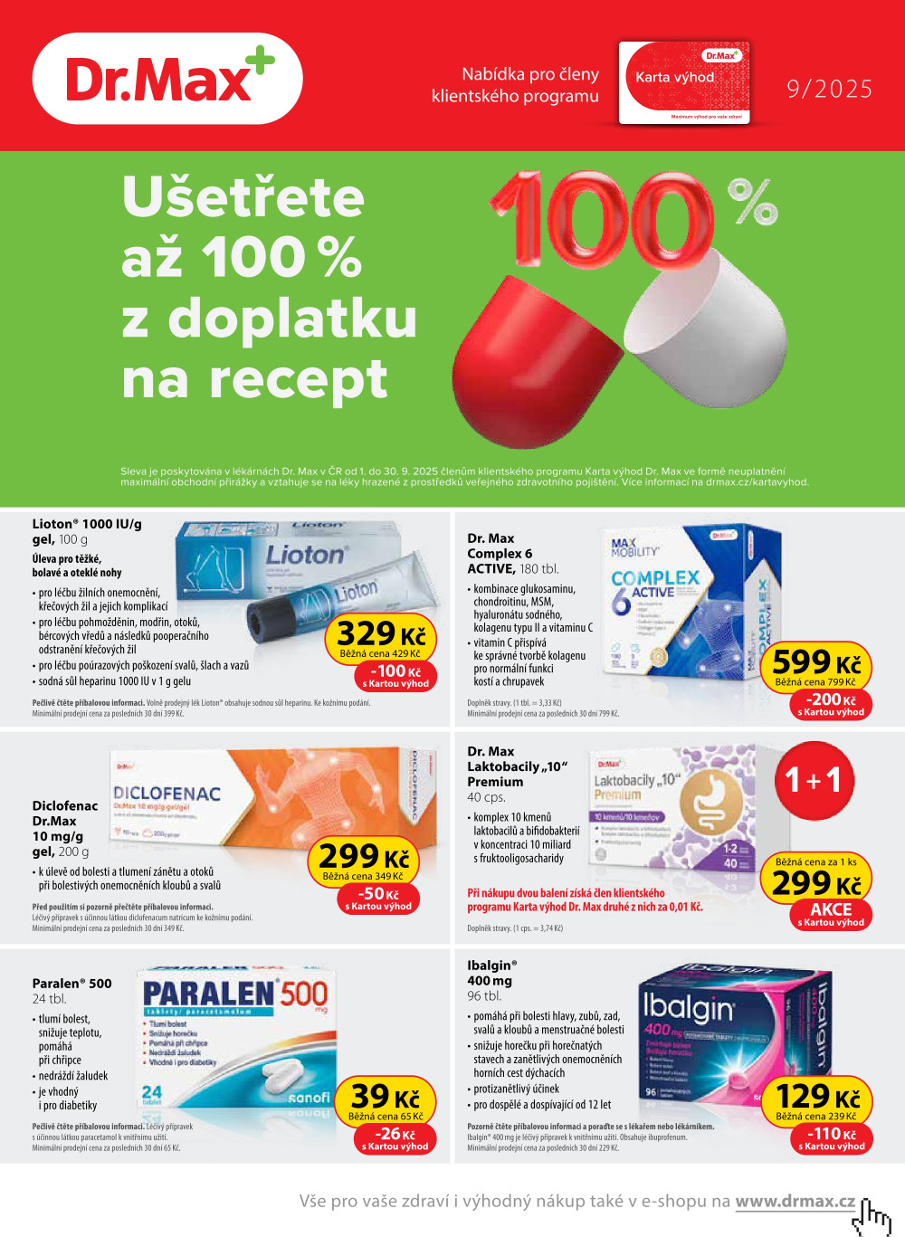 Leták Dr. Max leták - strana 1