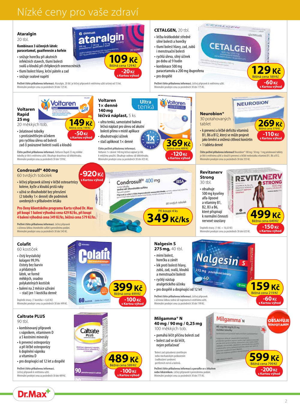 Leták Dr. Max leták - strana 2