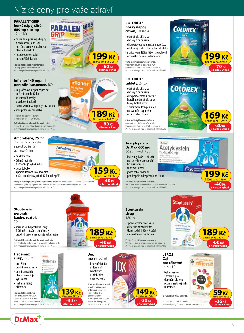 Leták Dr. Max leták - strana 8