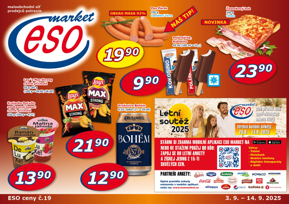 Leták ESO MARKET leták - strana 1