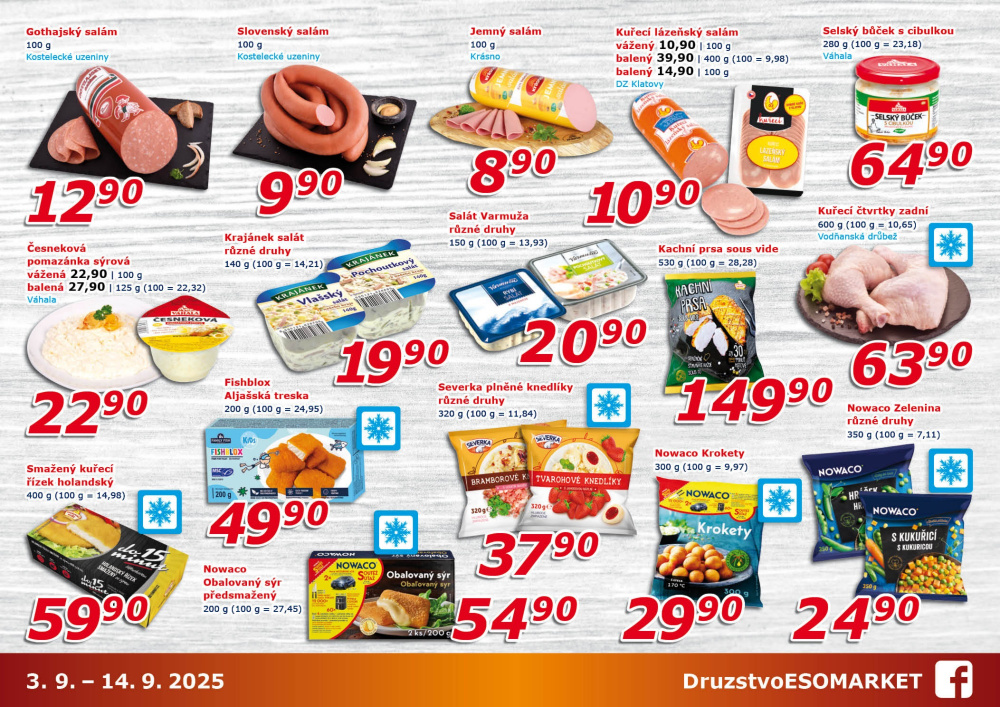 Leták ESO MARKET leták - strana 3