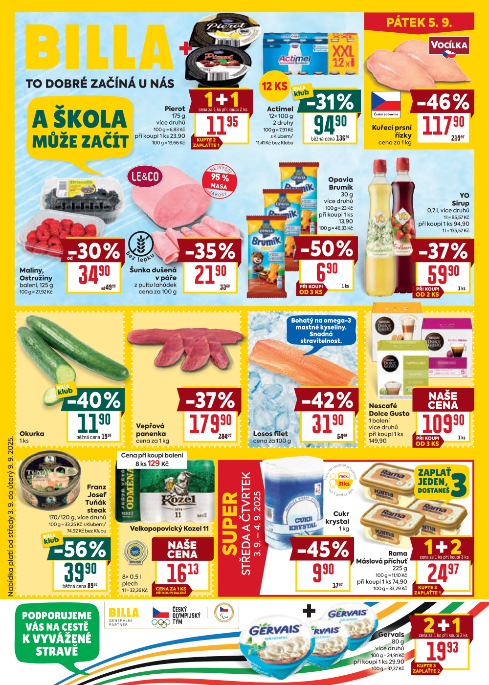 Leták BILLA velký leták - strana 1