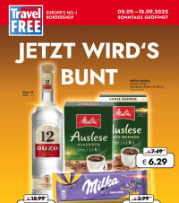 Akční leták TRAVEL FREE 