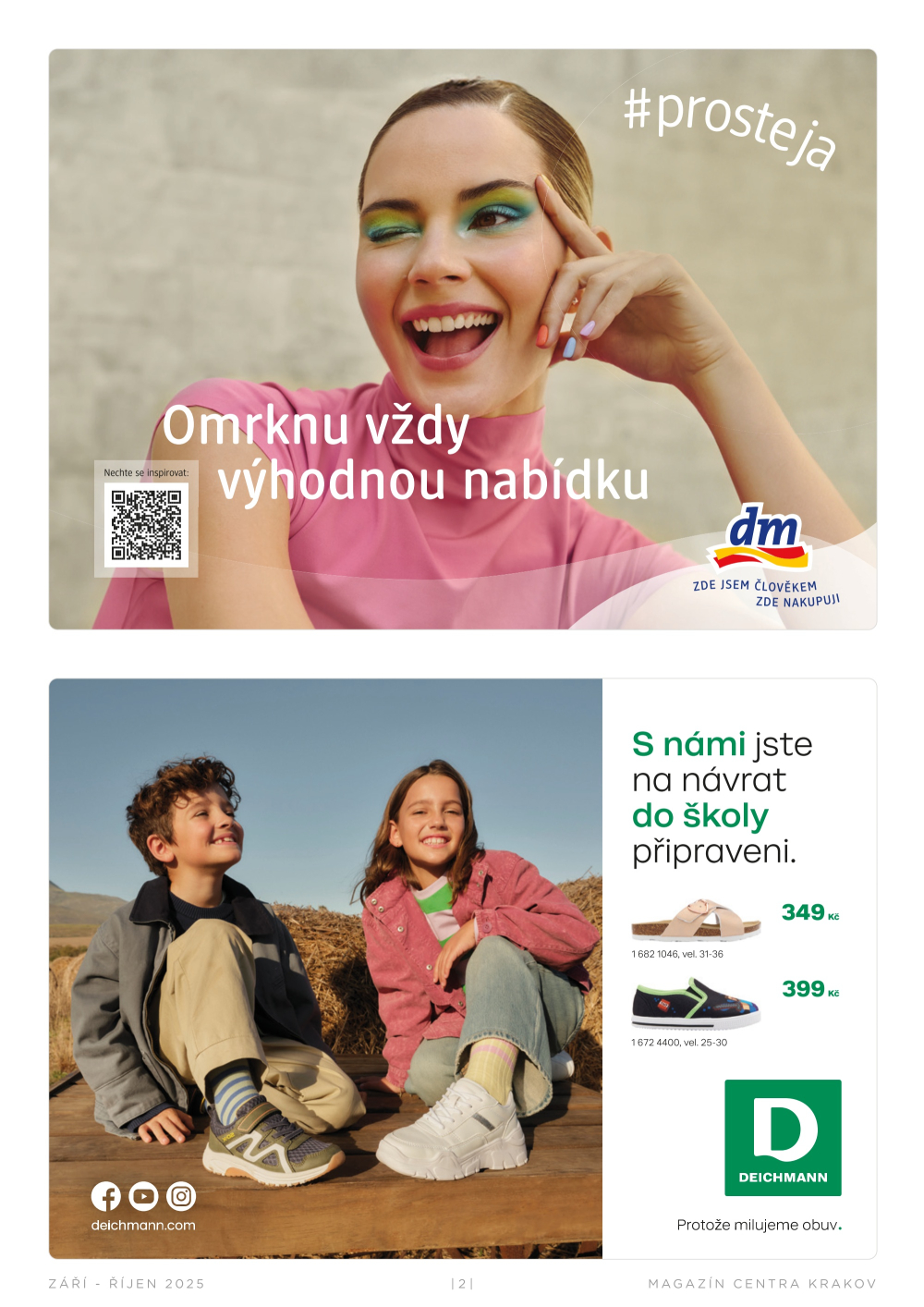 Leták Centrum Krakov magazín - strana 2