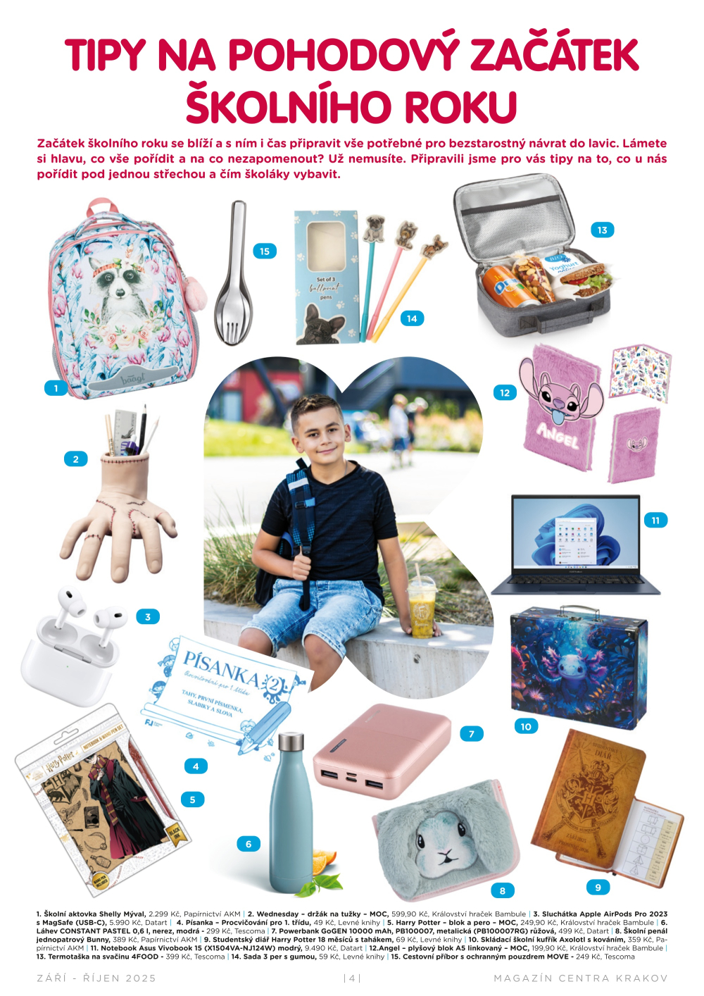 Leták Centrum Krakov magazín - strana 4