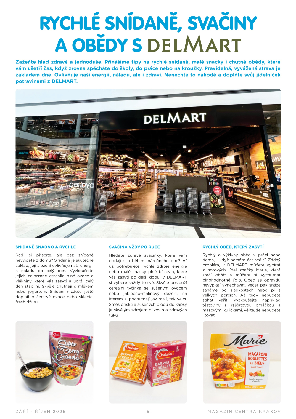 Leták Centrum Krakov magazín - strana 5