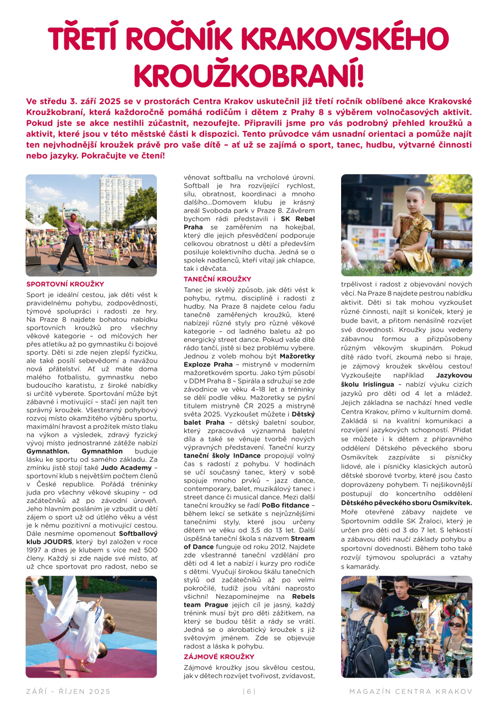 Leták Centrum Krakov magazín - strana 6