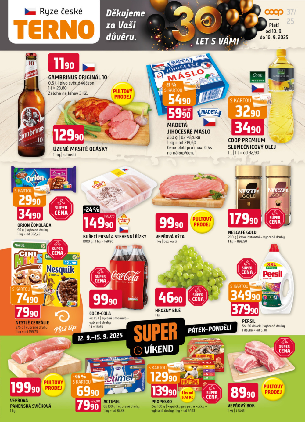 Leták Terno leták - České Budějovice - strana 1