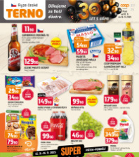 Akční leták Terno  - Třeboň, Týn nad Vltavou, Trhové Sviny, Bechyně, Hradec Králové