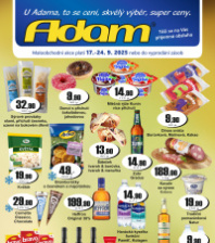 Akční leták ADAM POTRAVINY 