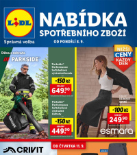 Akční leták Lidl  - Nabídka spotřebního zboží