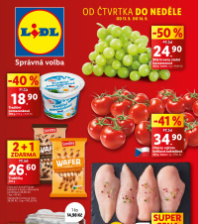 Akční leták Lidl  od čtvrtka - Inspirace španělskou kuchyní