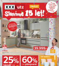 Akční leták XXXLutz  - Slavíme 15 let! Finále!