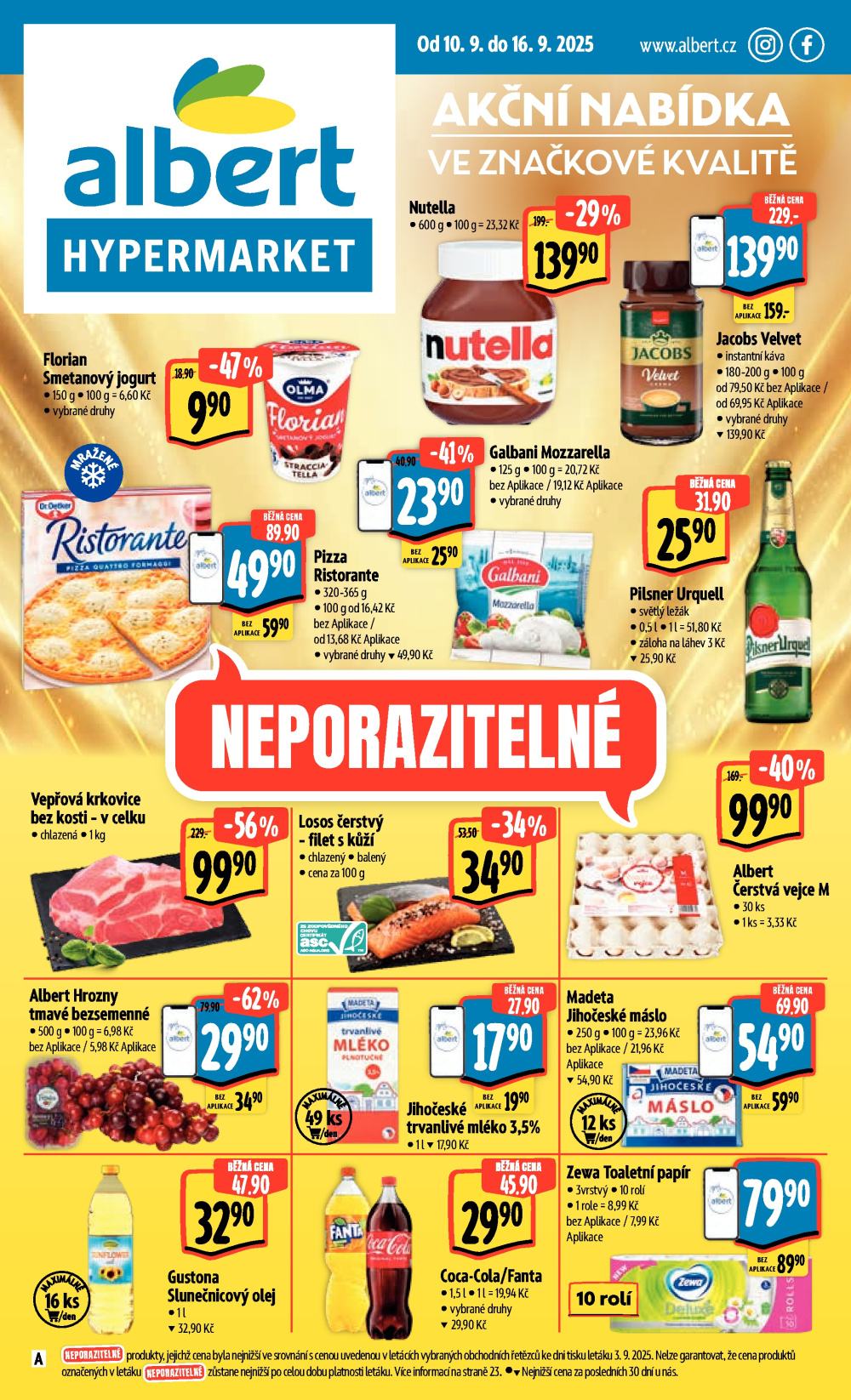 Leták Albert Hypermarket leták - strana 1