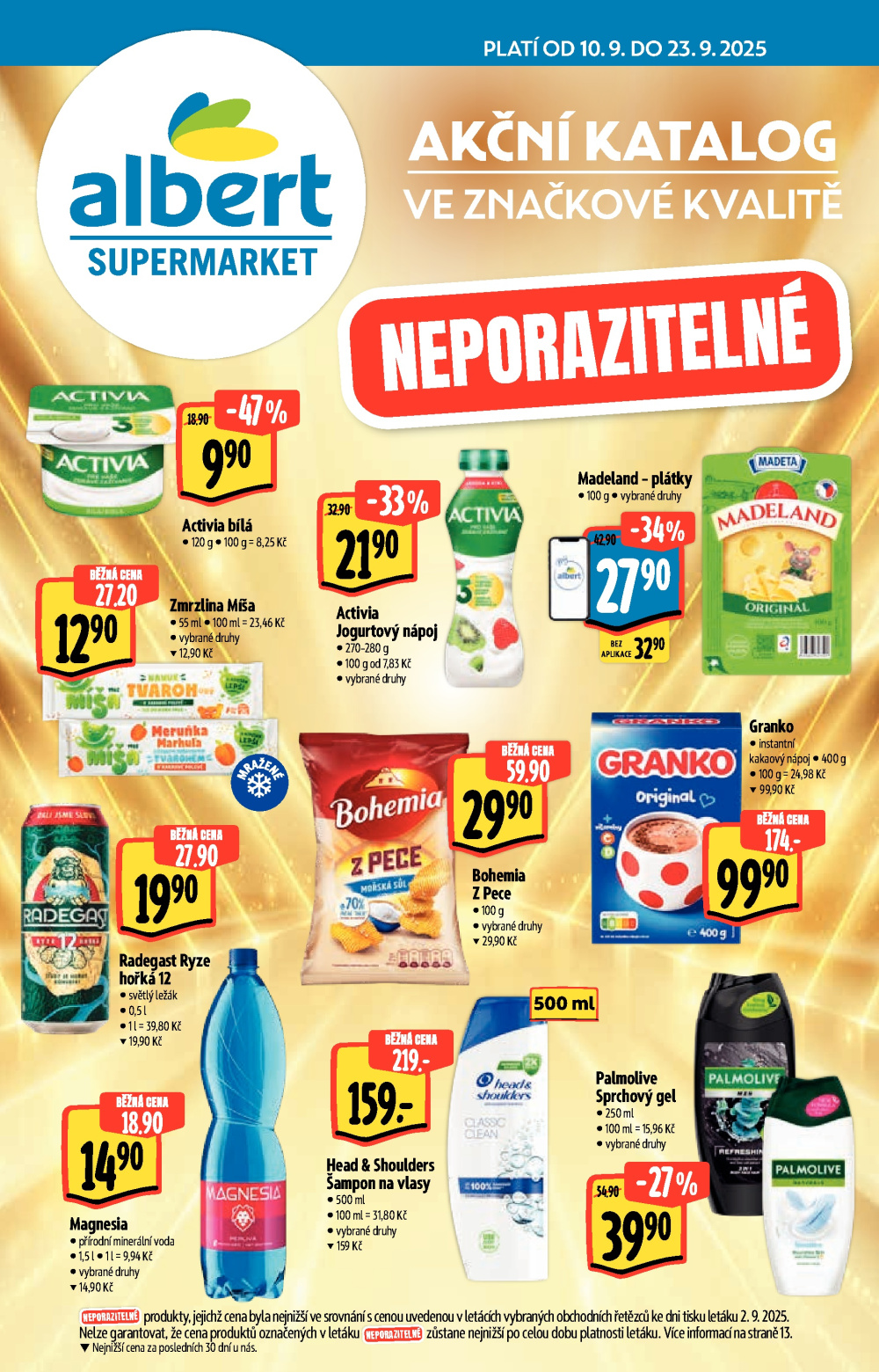 Leták Albert Supermarket - Akční katalog - strana 1