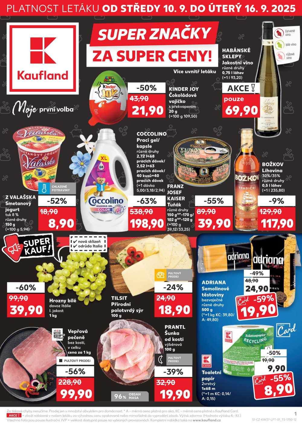 Leták Kaufland leták Klatovy - strana 1