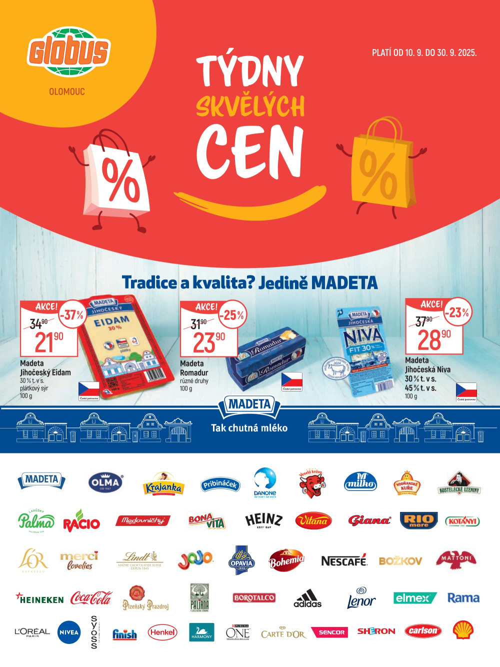 Leták Globus leták Olomouc - Týdny skvělých cen - strana 1